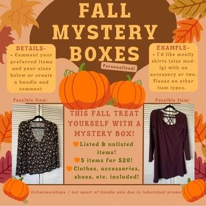🍂LIMITED TIME🍂 Fall Mystery Box PERSONALIZED